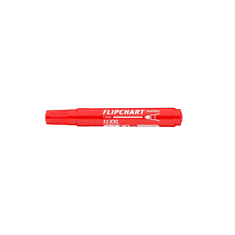 Flipchart marker vízbázisú 3mm, kerek Artip 11XXL piros - Image 4