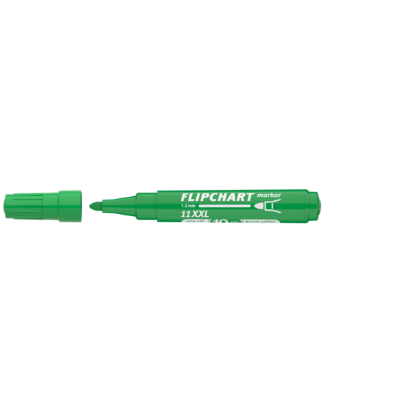 Flipchart marker vízbázisú 3mm, kerek Artip 11XXL zöld