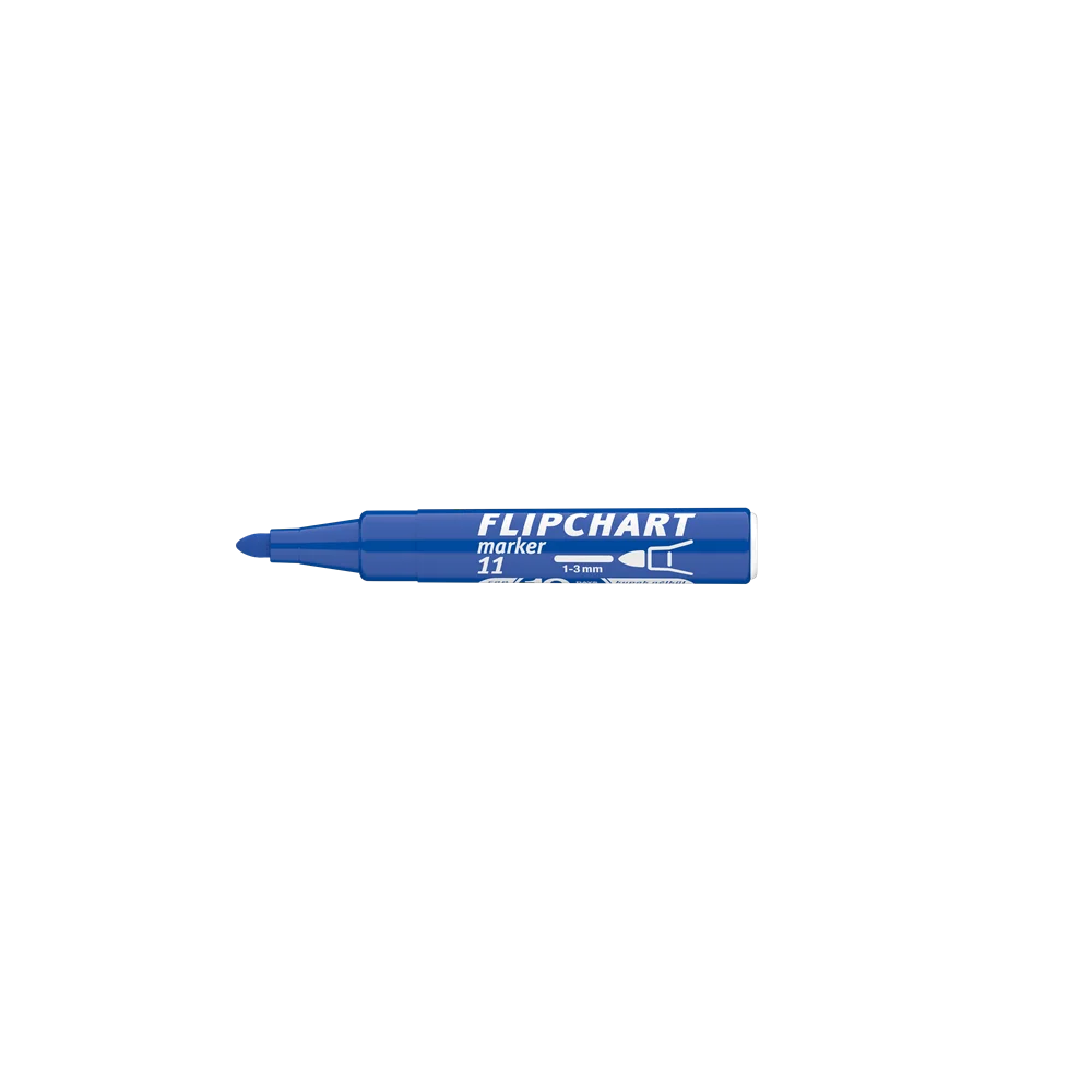 Flipchart marker vízbázisú 3mm, kerek Artip 11 kék - Image 3