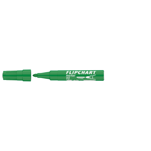 Flipchart marker vízbázisú 3mm, kerek Artip 11 zöld