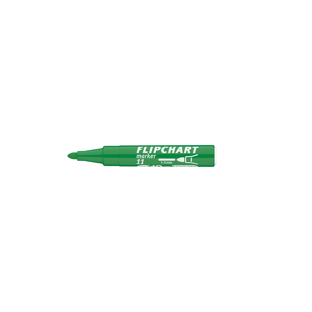 Flipchart marker vízbázisú 3mm, kerek Artip 11 zöld - Image 3