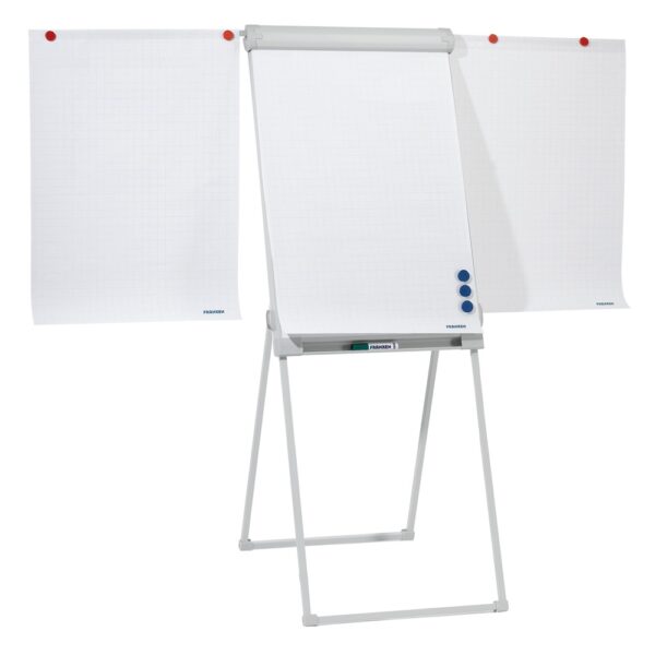 Flipchart tábla 67x95cm, mágneses, 2 db segédkarral, Proline  FC84 Franken