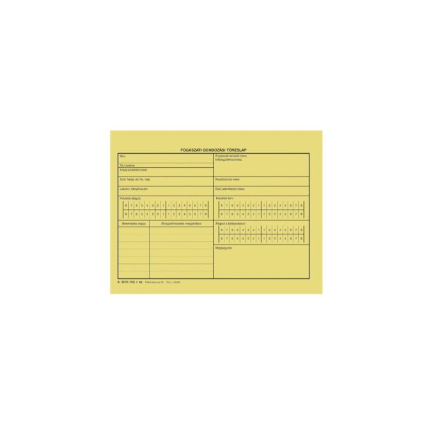 Fogászati röntgen tasak A6, A.3510-156