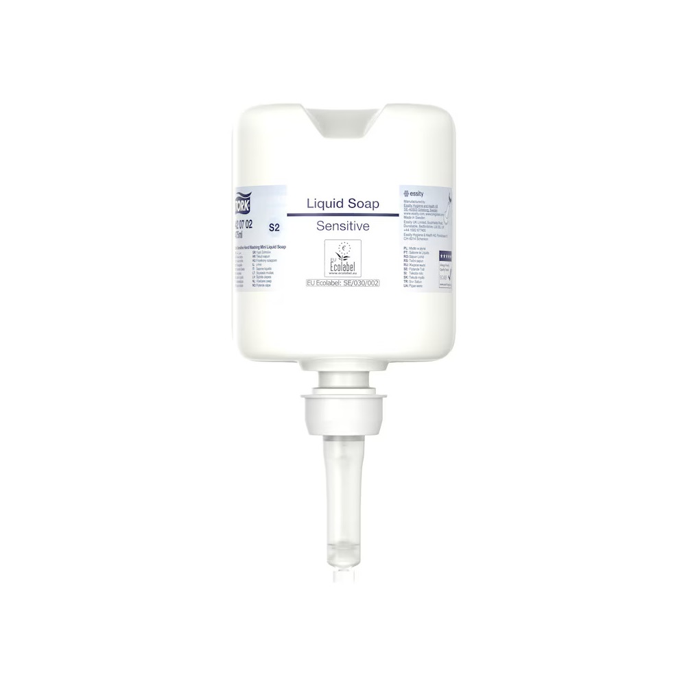 Folyékony szappan kézkímélő 475 ml érzékeny bőrre fehér S2 Tork_420702