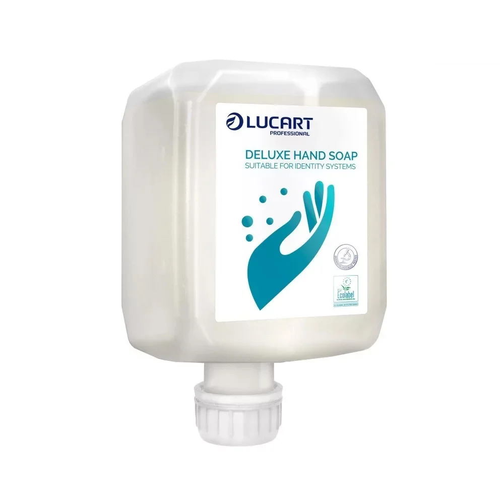 Habszappan utántöltő 800 ml Identity Essential Lucart_89811000 fehér