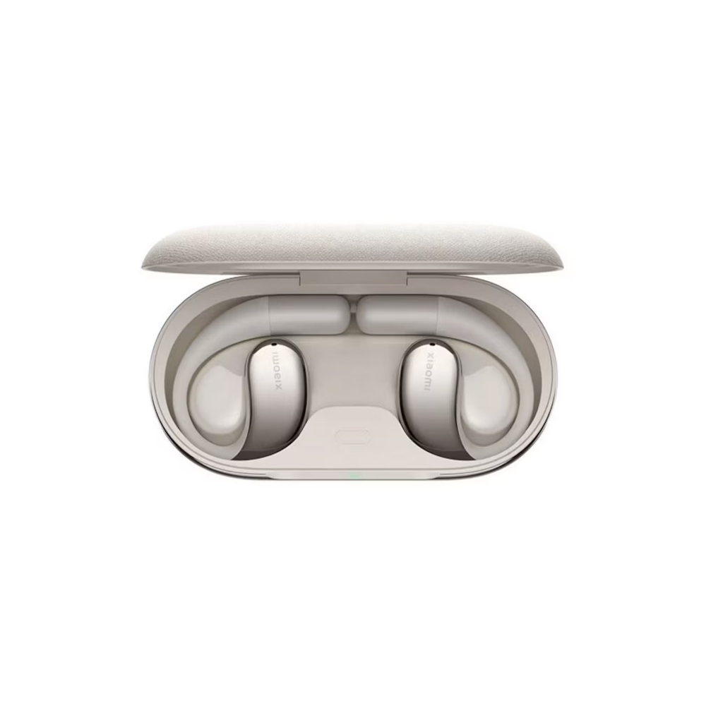 Fülhallgató bluetooth XIAOMI OPENWEAR SZTEREO (v5.3, TWS, fülre akasztható, mikrofon + töltőtok) bézs