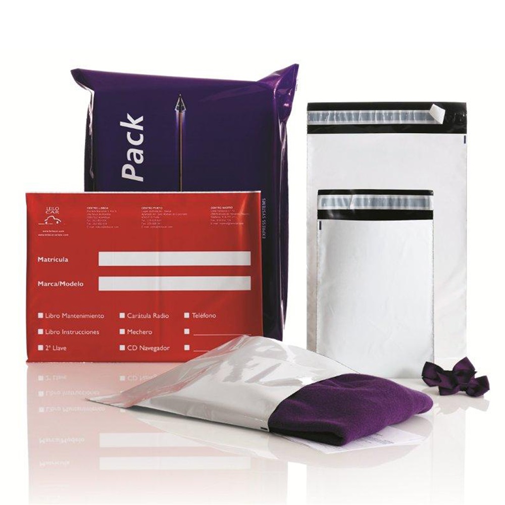 Futártasak B5, 190x250 + 50 mm. szilikonos záródás 100 db/csomag Coex Fehér/Fekete - Image 2