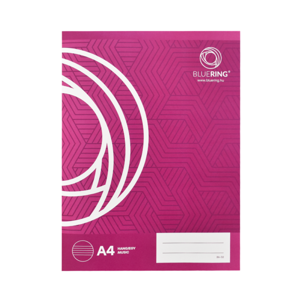 Füzet iskolai A4, 32lap, hangjegy 86-32 Bluering®