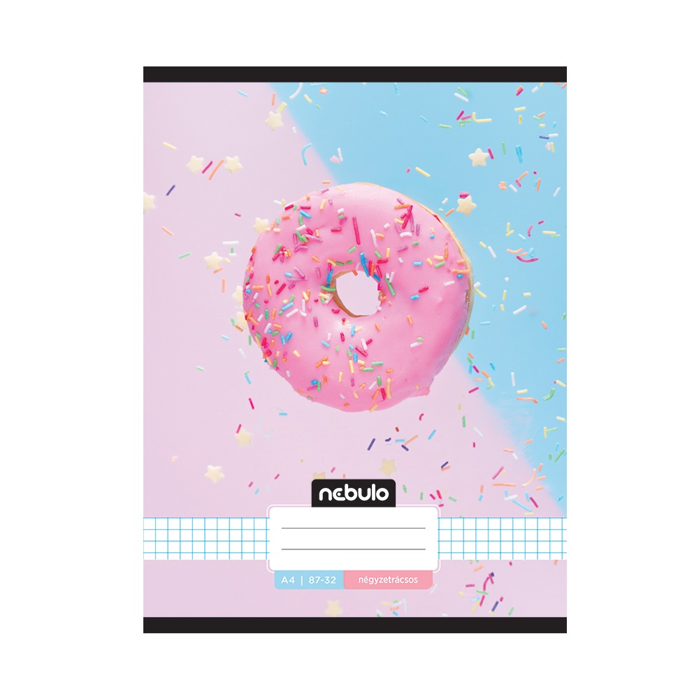 Füzet, A4, kockás, 87-32, L-Design minták, 12 db/csomag Nebulo - Image 4
