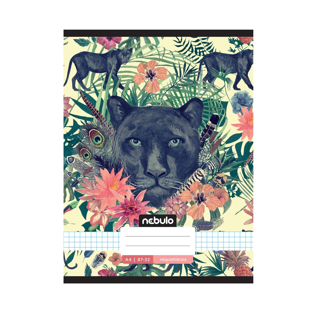 Füzet, A4, kockás, 87-32, L-Design minták, 12 db/csomag Nebulo - Image 11