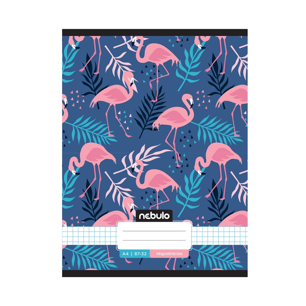 Füzet, A4, kockás, 87-32, L-Design minták, 12 db/csomag Nebulo - Image 6