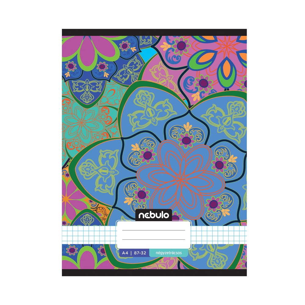 Füzet, A4, kockás, 87-32, L-Design minták, 12 db/csomag Nebulo - Image 12