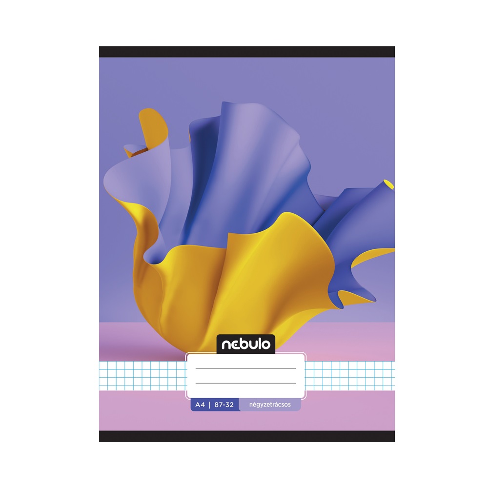 Füzet, A4, kockás, 87-32, L-Design minták, 12 db/csomag Nebulo - Image 7