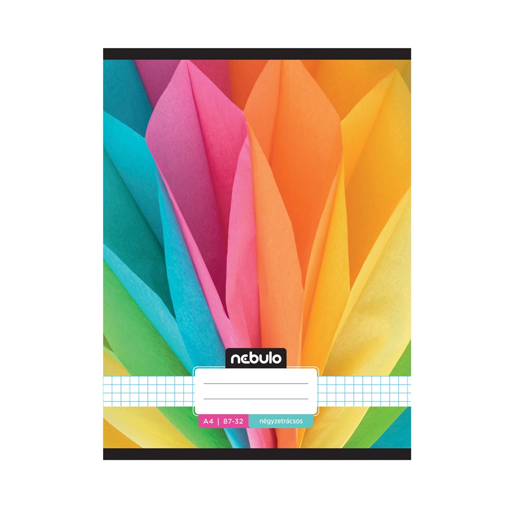 Füzet, A4, kockás, 87-32, L-Design minták, 12 db/csomag Nebulo - Image 8