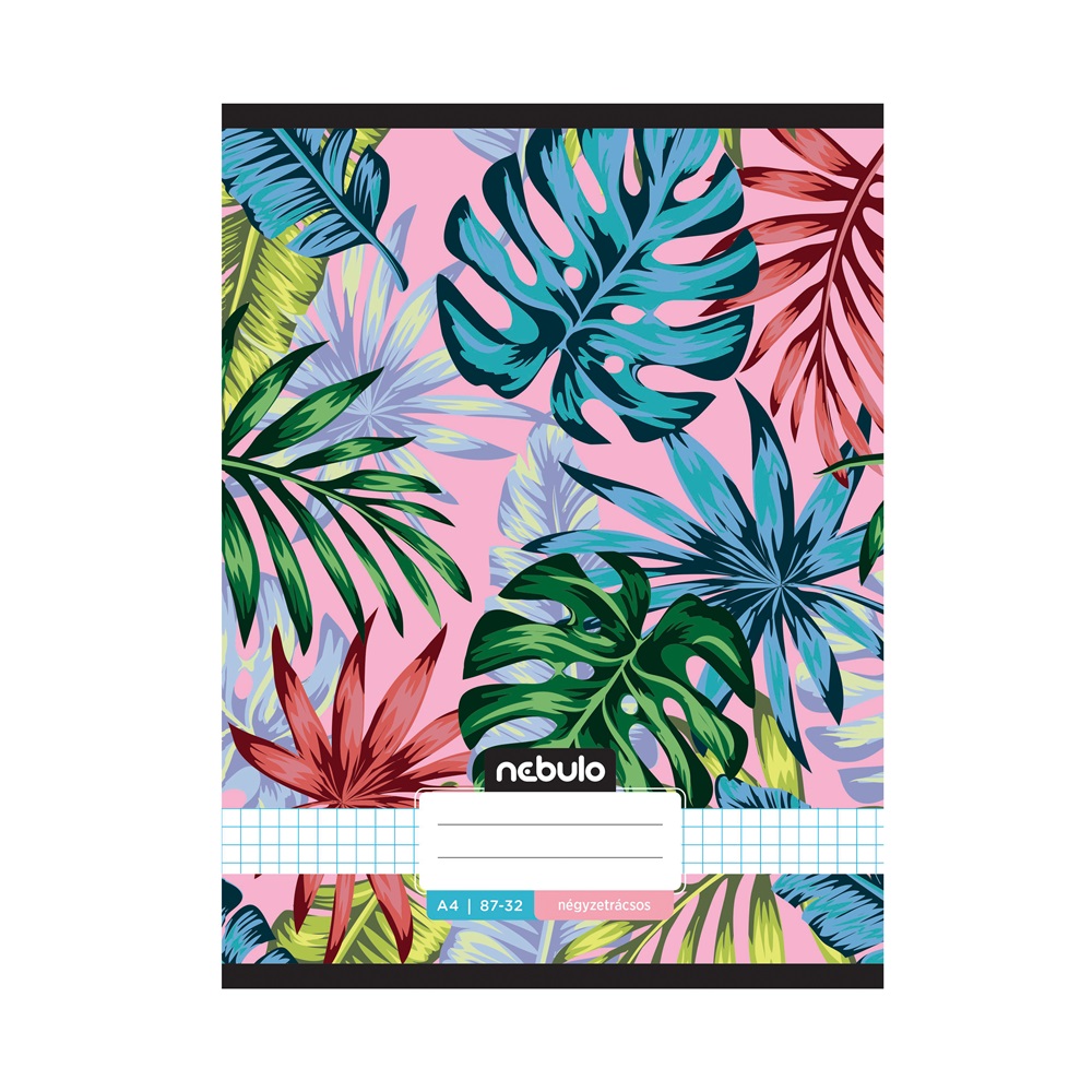 Füzet, A4, kockás, 87-32, L-Design minták, 12 db/csomag Nebulo - Image 5