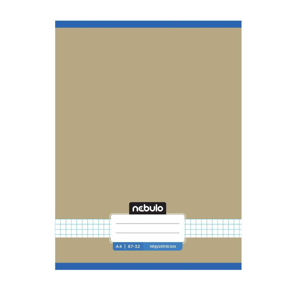 Füzet, A4, kockás, 87-32, Monochrome és Gradient minták II., 12 db/csomag Nebulo - Image 4