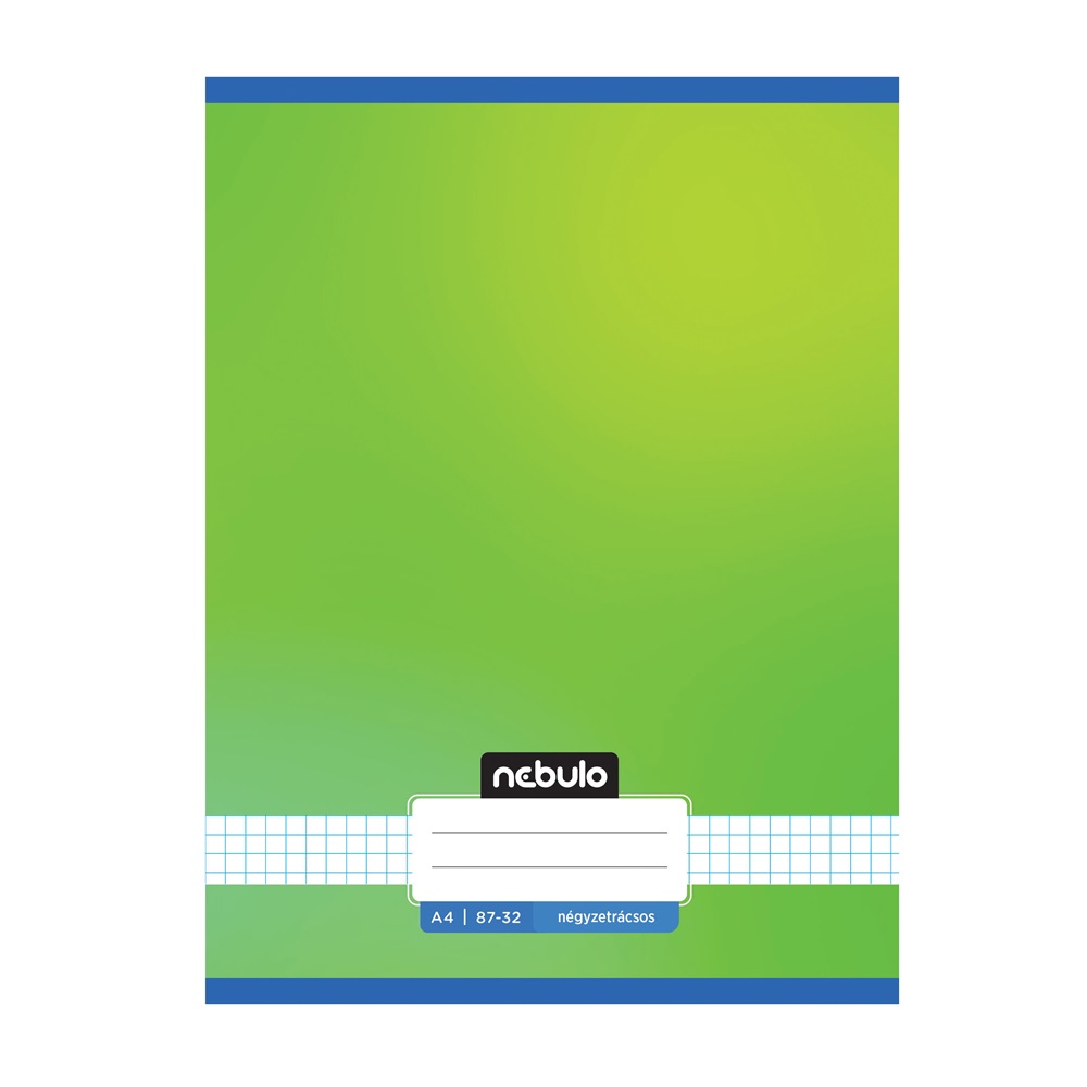Füzet, A4, kockás, 87-32, Monochrome és Gradient minták II., 12 db/csomag Nebulo - Image 6