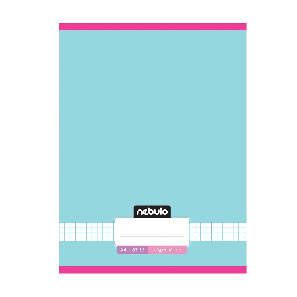 Füzet, A4, kockás, 87-32, Monochrome és Gradient minták I., 12 db/csomag Nebulo - Image 6