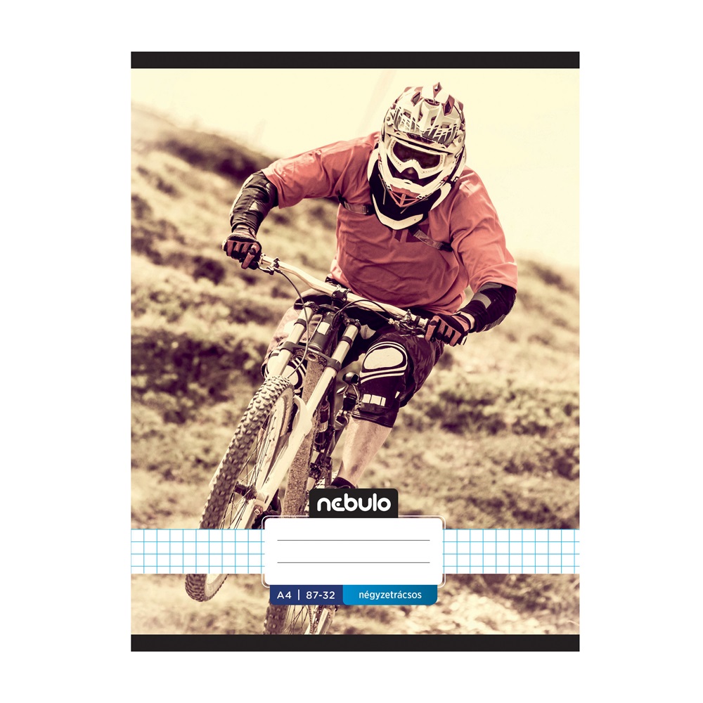 Füzet, A4, kockás, 87-32, Xtreme minták, 12 db/csomag Nebulo - Image 5