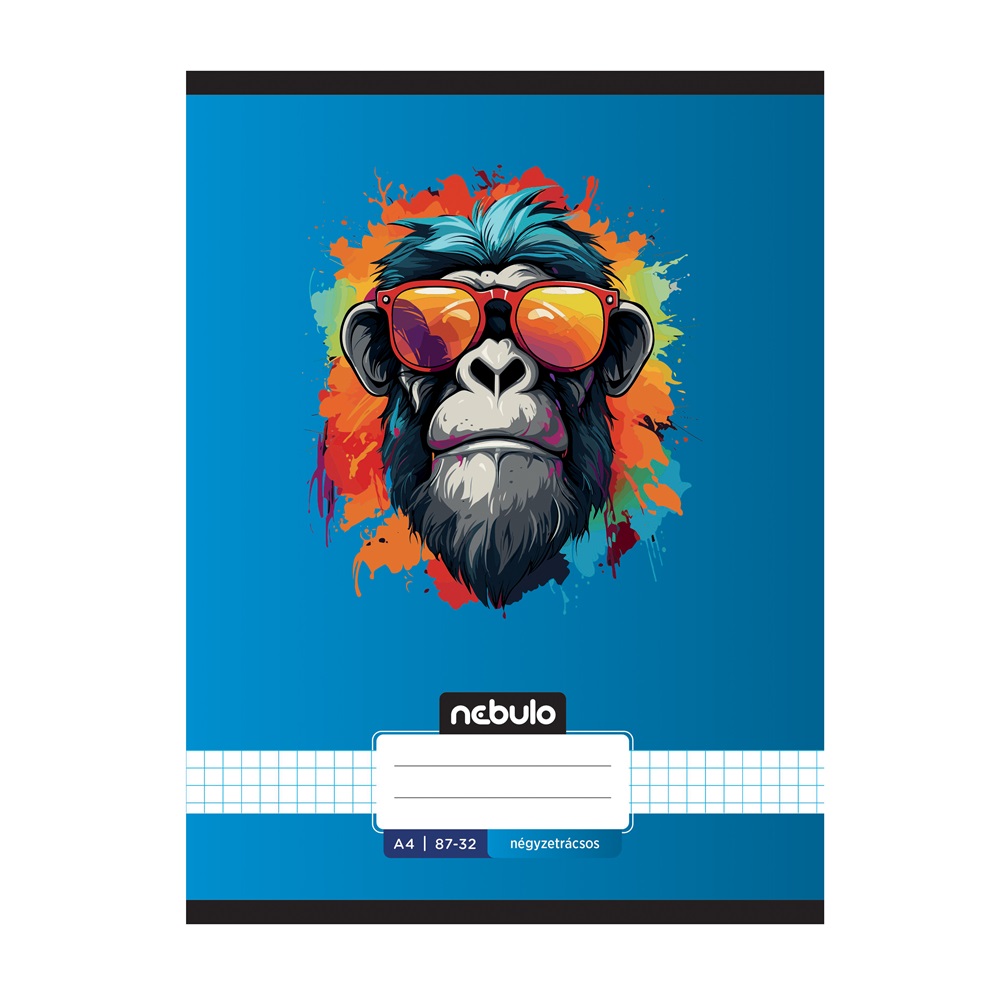 Füzet, A4, kockás, 87-32, Xtreme minták, 12 db/csomag Nebulo - Image 9