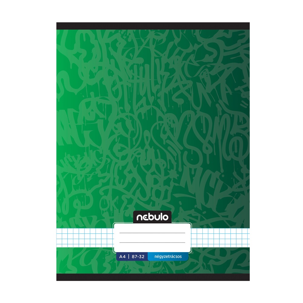 Füzet, A4, kockás, 87-32, Xtreme minták, 12 db/csomag Nebulo - Image 10