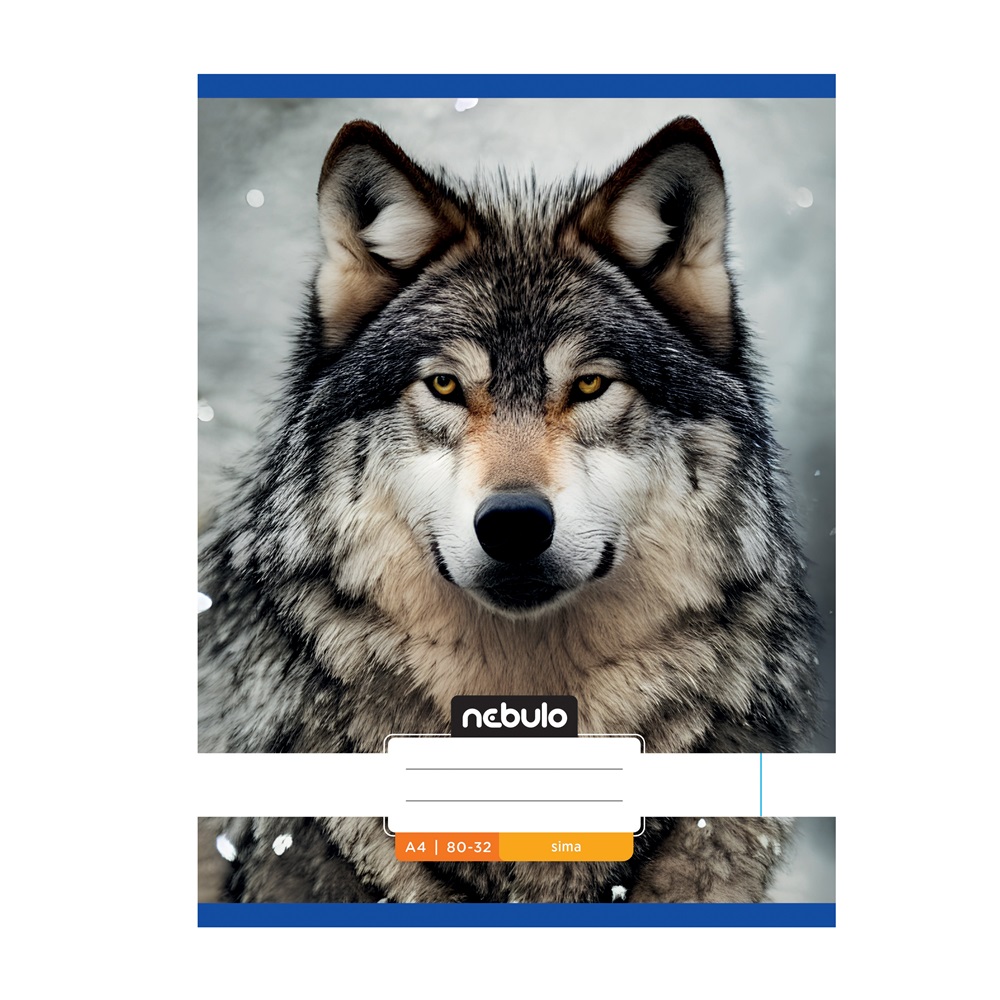 Füzet, A4, sima, 80-32, Állatos minták, 12 db/csomag Nebulo - Image 3