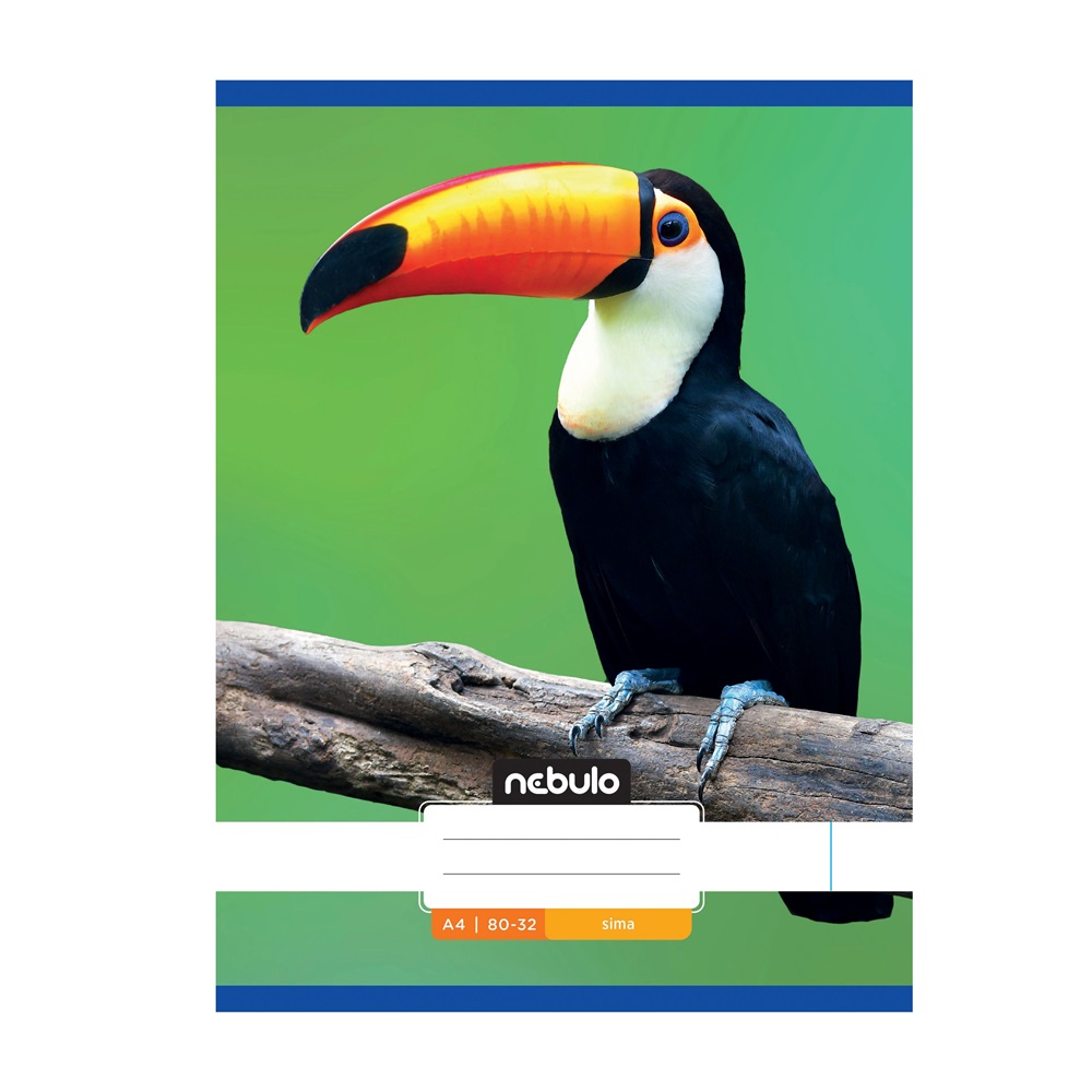 Füzet, A4, sima, 80-32, Állatos minták, 12 db/csomag Nebulo - Image 5