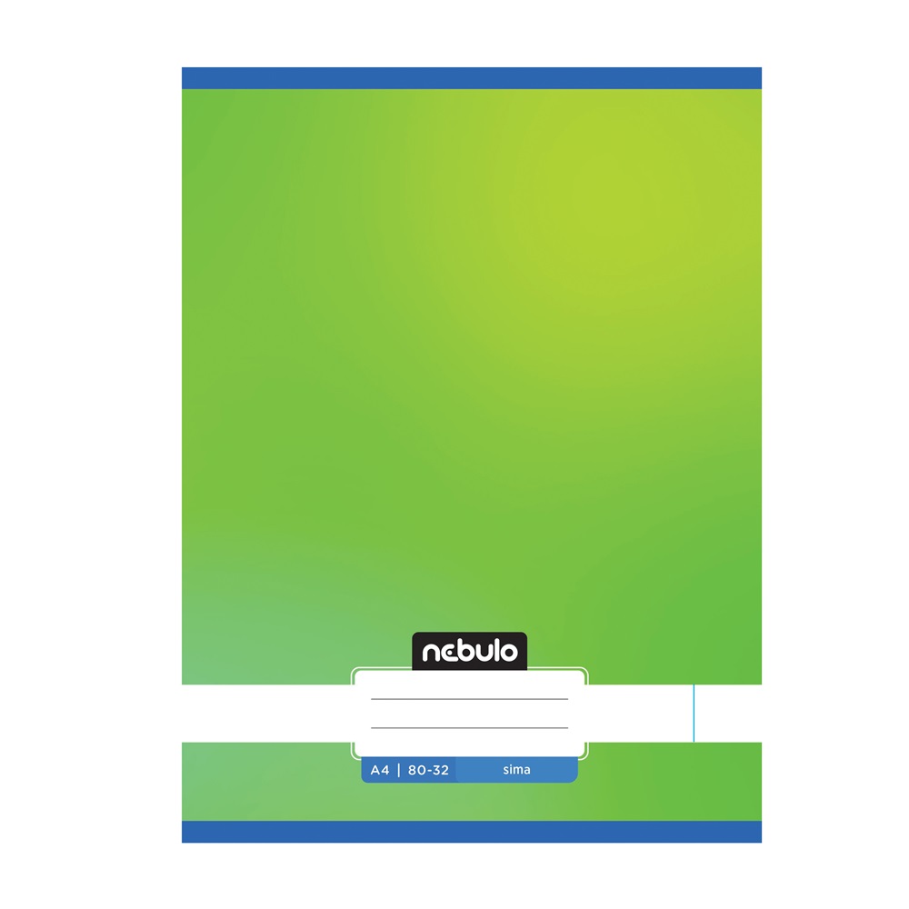Füzet, A4, sima, 80-32, Monochrome és Gradient minták II., 12 db/csomag Nebulo - Image 6