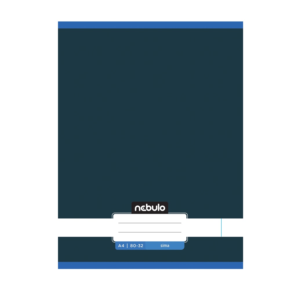 Füzet, A4, sima, 80-32, Monochrome és Gradient minták II., 12 db/csomag Nebulo - Image 5