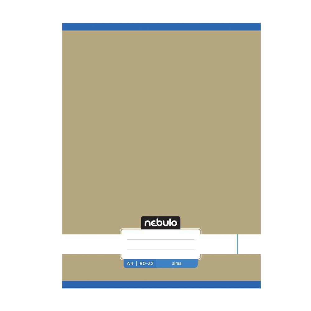 Füzet, A4, sima, 80-32, Monochrome és Gradient minták II., 12 db/csomag Nebulo - Image 4