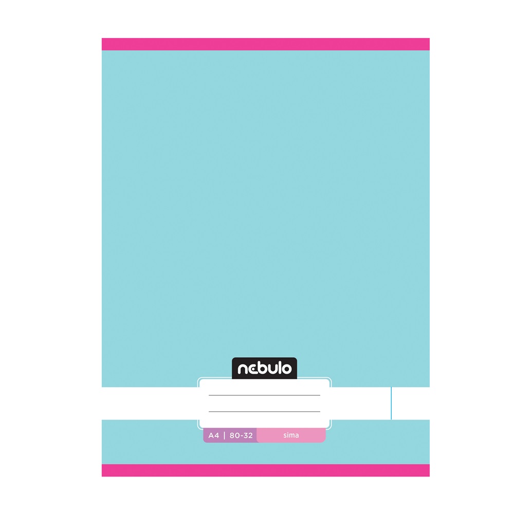 Füzet, A4, sima, 80-32, Monochrome és Gradient minták I., 12 db/csomag Nebulo - Image 6
