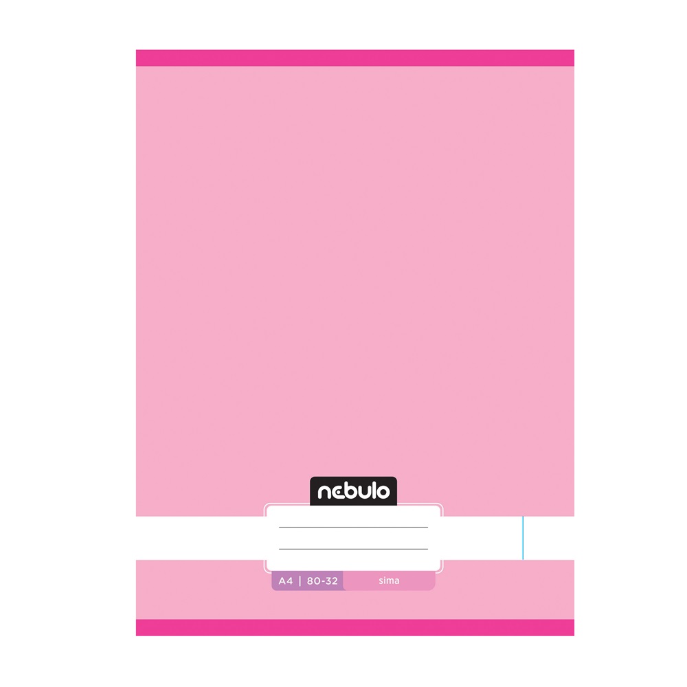 Füzet, A4, sima, 80-32, Monochrome és Gradient minták I., 12 db/csomag Nebulo - Image 3