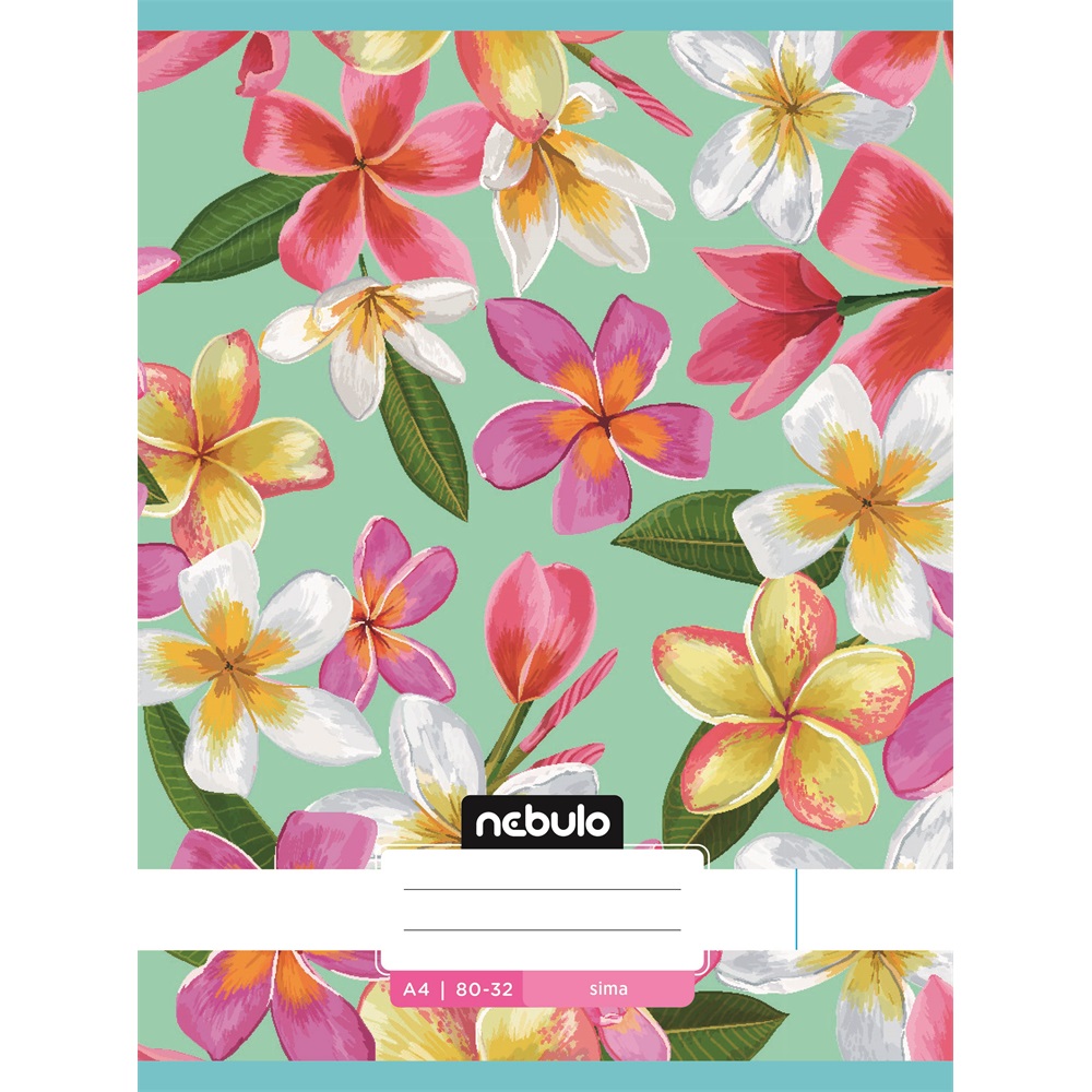 Füzet, A4, sima, 80-32, L-Design minták, 12 db/csomag Nebulo - Image 9