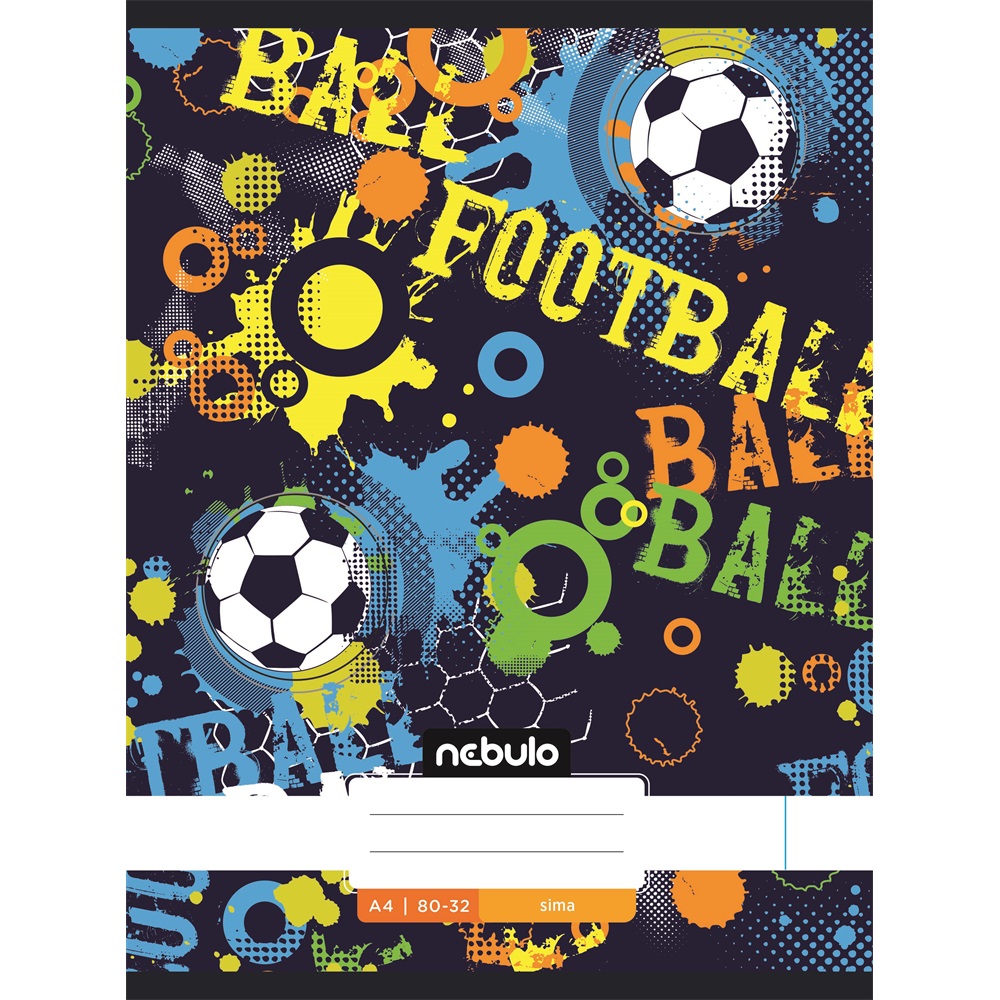 Füzet, A4, sima, 80-32, Xtreme minták, 12 db/csomag Nebulo - Image 3