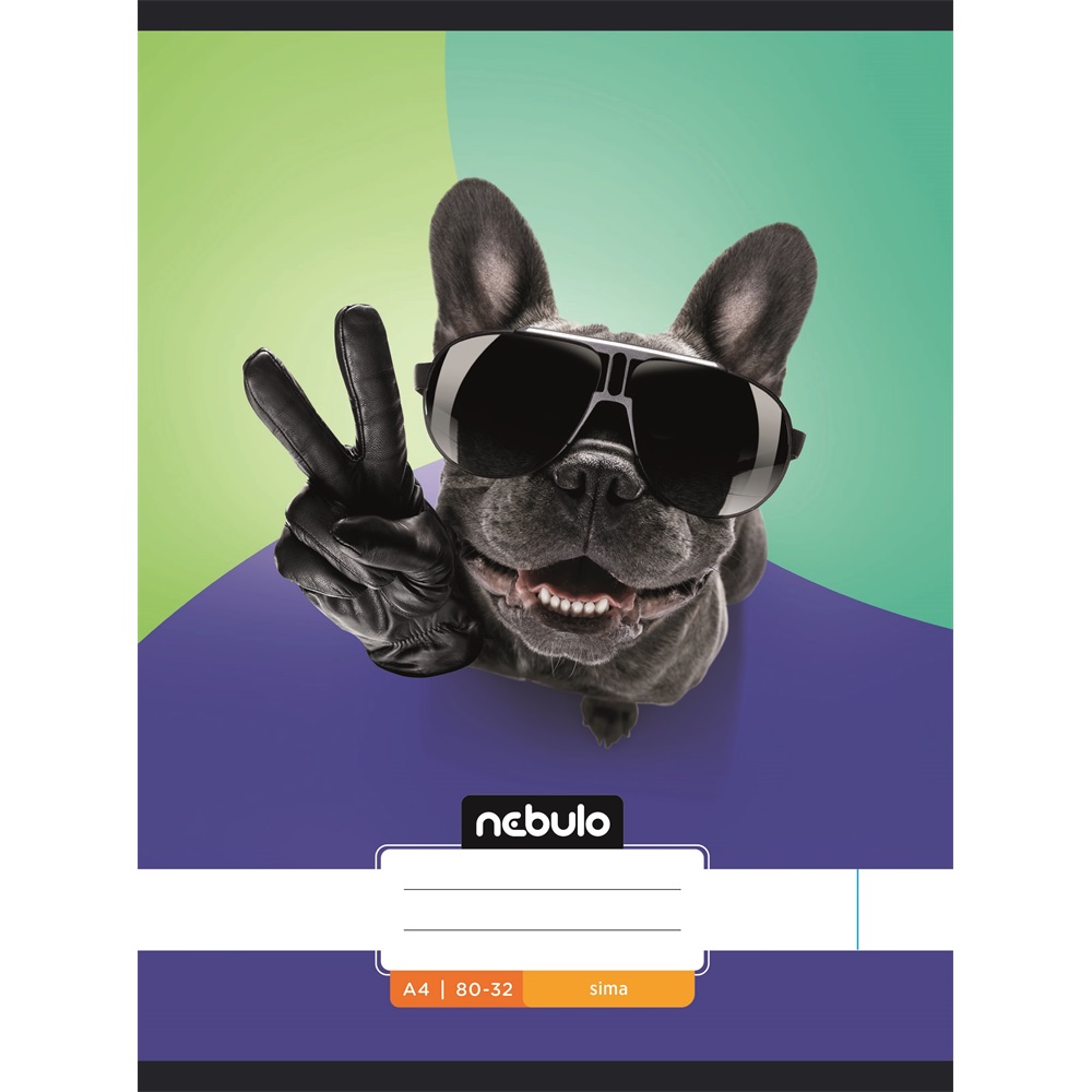 Füzet, A4, sima, 80-32, Xtreme minták, 12 db/csomag Nebulo - Image 6