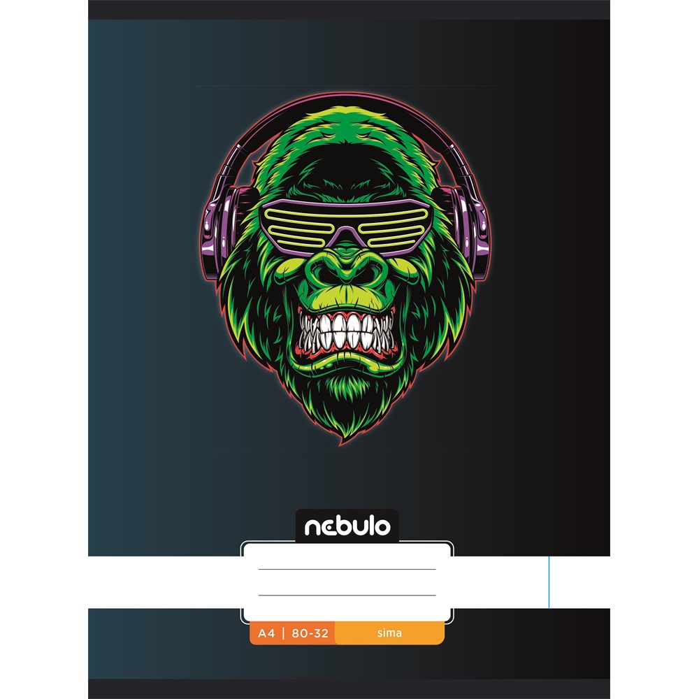 Füzet, A4, sima, 80-32, Xtreme minták, 12 db/csomag Nebulo - Image 7