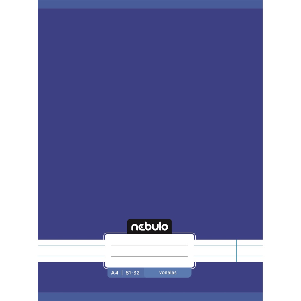Füzet, A4, vonalas, 81-32, Monochrome és Gradient minták II., 12 db/csomag Nebulo - Image 3