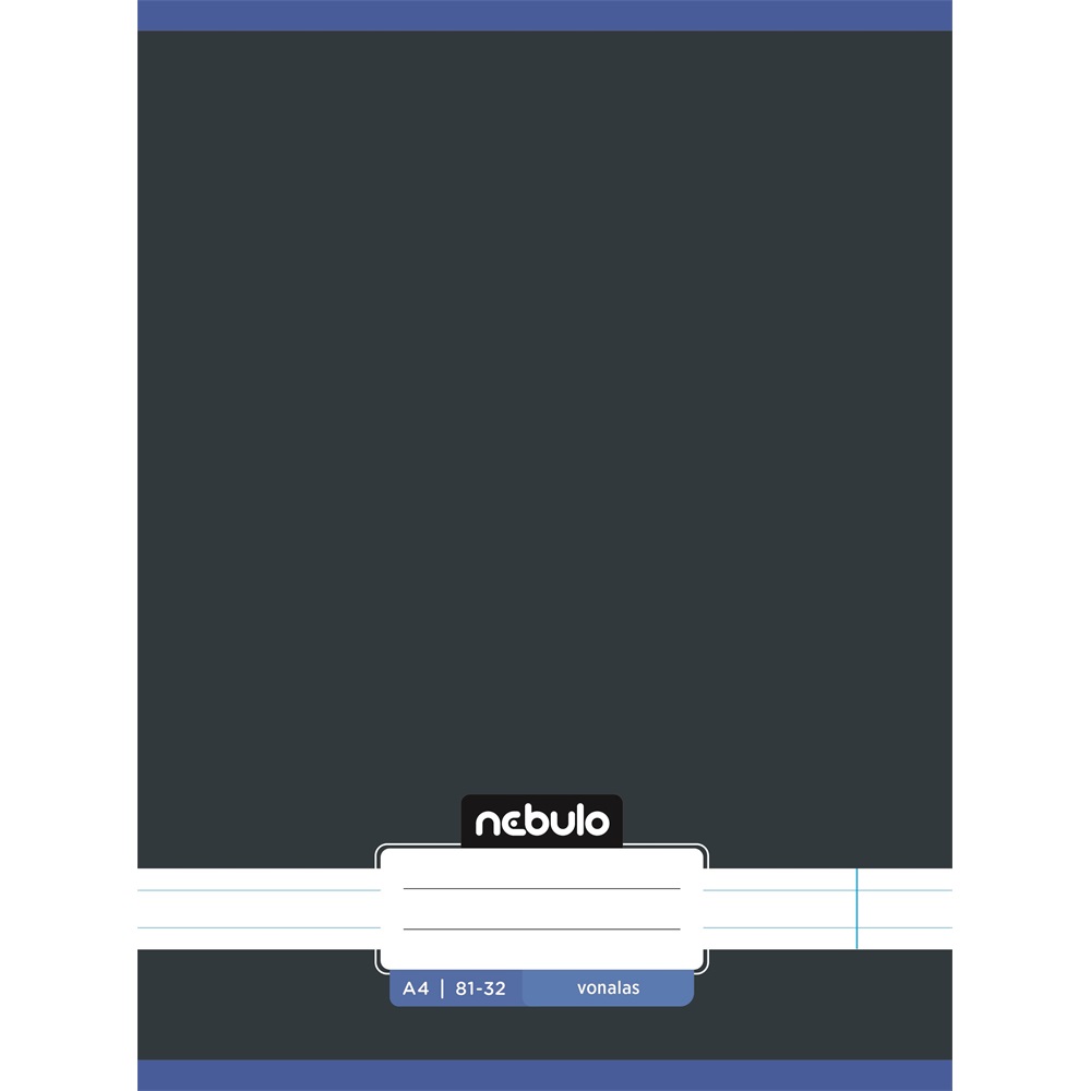 Füzet, A4, vonalas, 81-32, Monochrome és Gradient minták II., 12 db/csomag Nebulo - Image 5