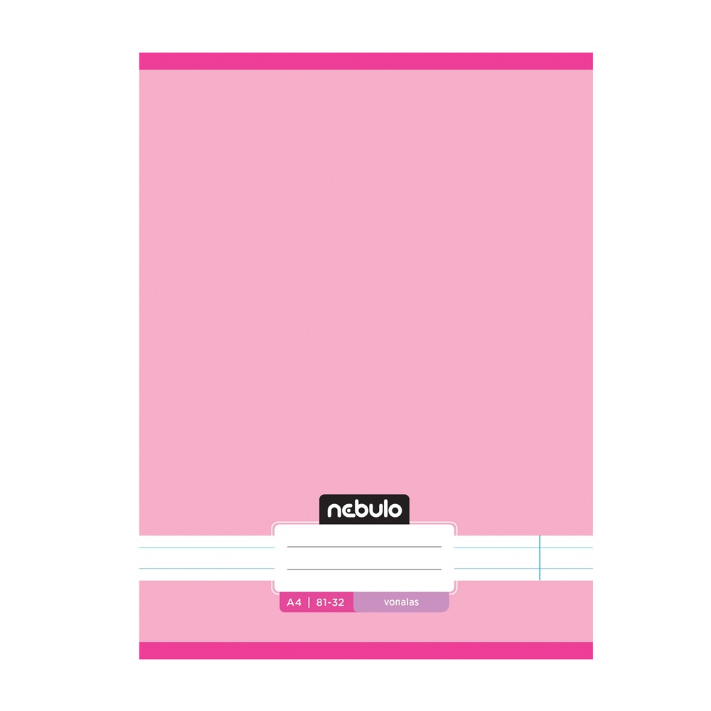 Füzet, A4, vonalas, 81-32, Monochrome és Gradient minták I., 12 db/csomag Nebulo - Image 3