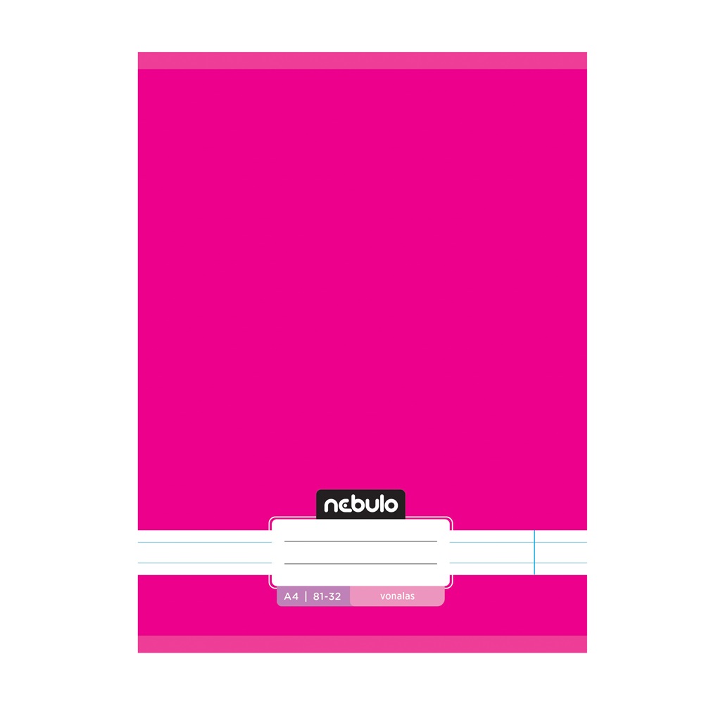 Füzet, A4, vonalas, 81-32, Monochrome és Gradient minták I., 12 db/csomag Nebulo - Image 2