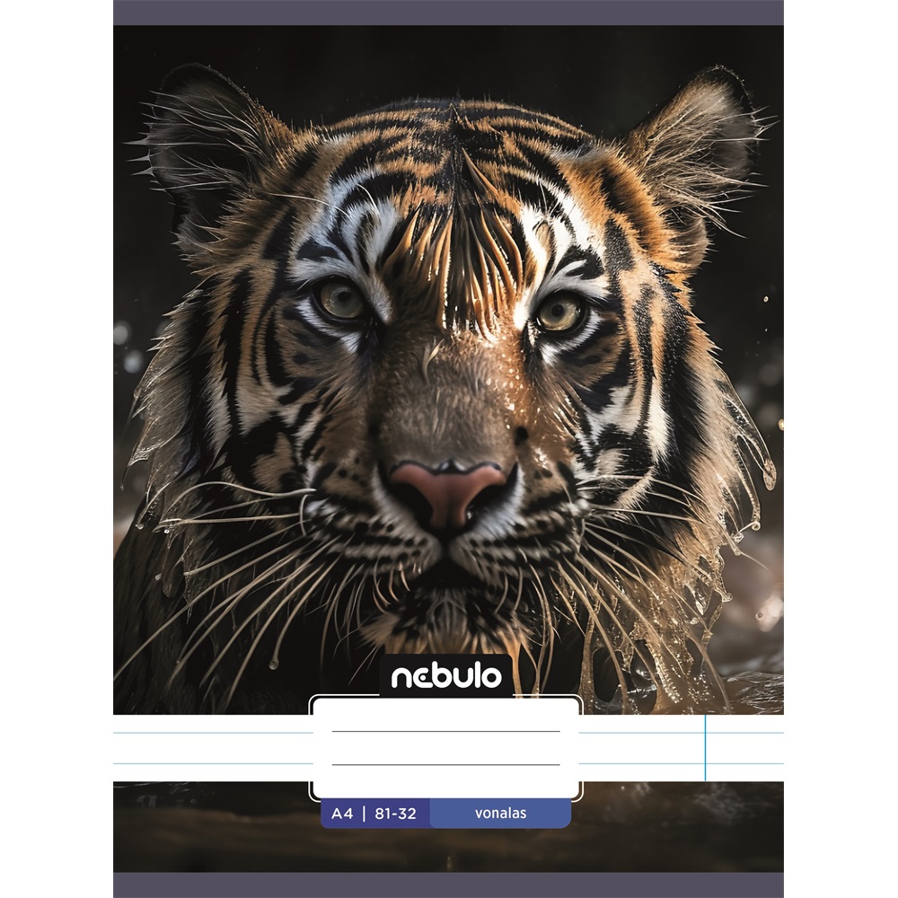 Füzet, A4, vonalas, 81-32, Állatos minták, 12 db/csomag Nebulo - Image 5