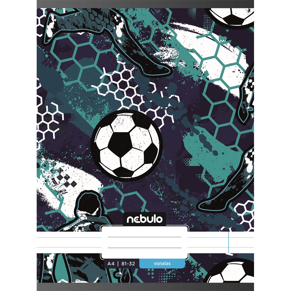Füzet, A4, vonalas, 81-32, Xtreme minták, 12 db/csomag Nebulo - Image 5