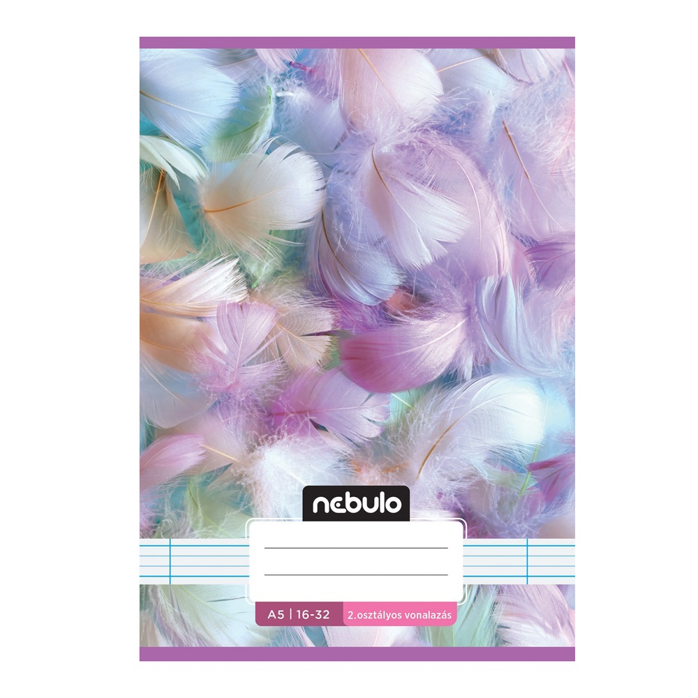 Füzet, A5, 2. osztályos vonalas, 16-32, Cuki minták, 16 db/csomag Nebulo - Image 7