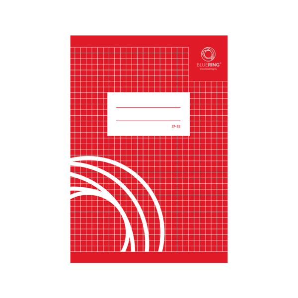 Füzet iskolai A5, 32lap, kockás 27-32 Bluering®