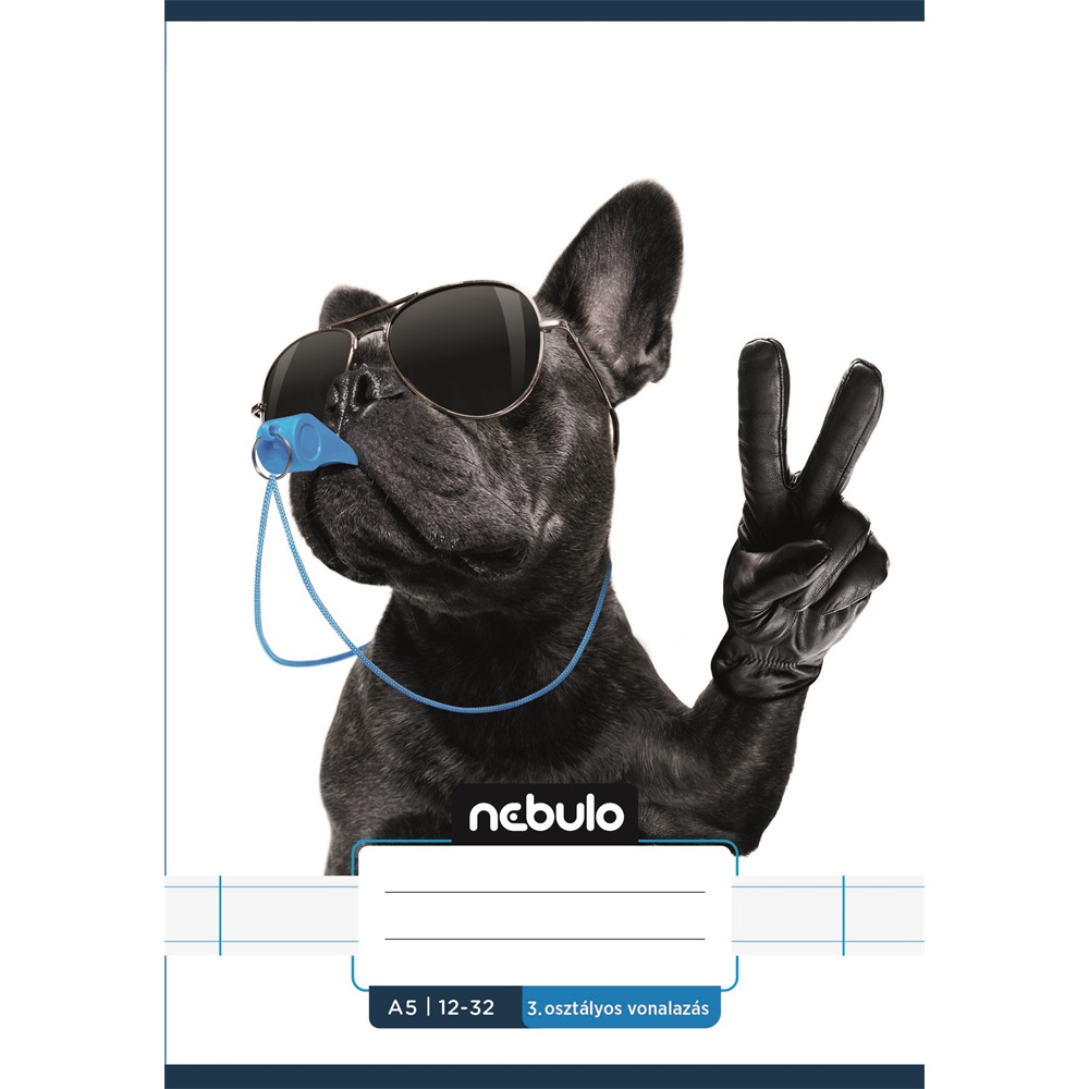 Füzet, A5, 3. osztályos vonalas, 12-32, Vagány minták, 16 db/csomag Nebulo - Image 2