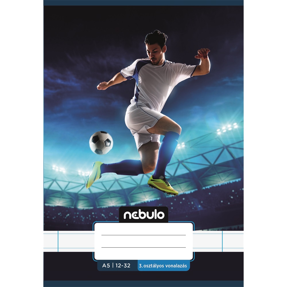 Füzet, A5, 3. osztályos vonalas, 12-32, Vagány minták, 16 db/csomag Nebulo - Image 5
