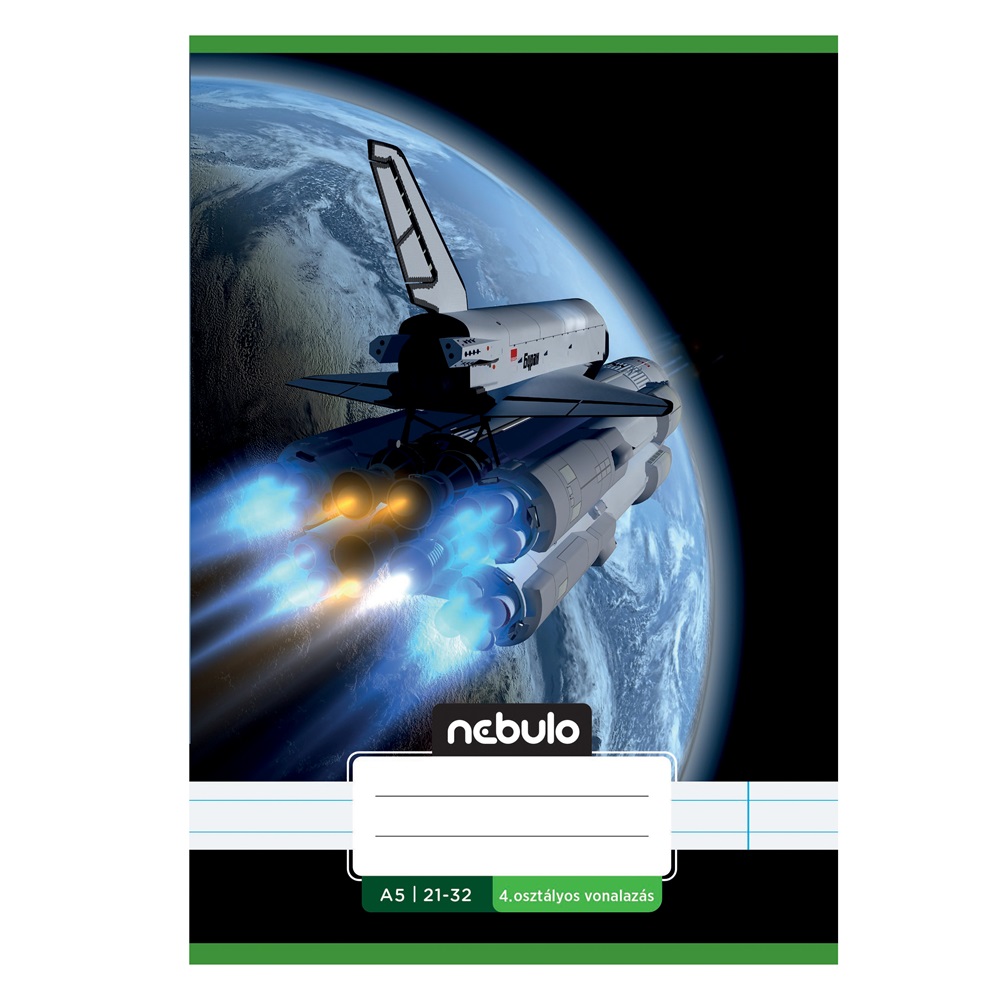 Füzet, A5, 4. osztályos vonalas, 21-32, Vagány minták, II., 16 db/csomag Nebulo - Image 3