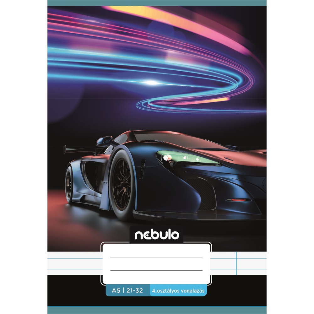 Füzet, A5, 4. osztályos vonalas, 21-32, Vagány minták, I., 16 db/csomag Nebulo - Image 2