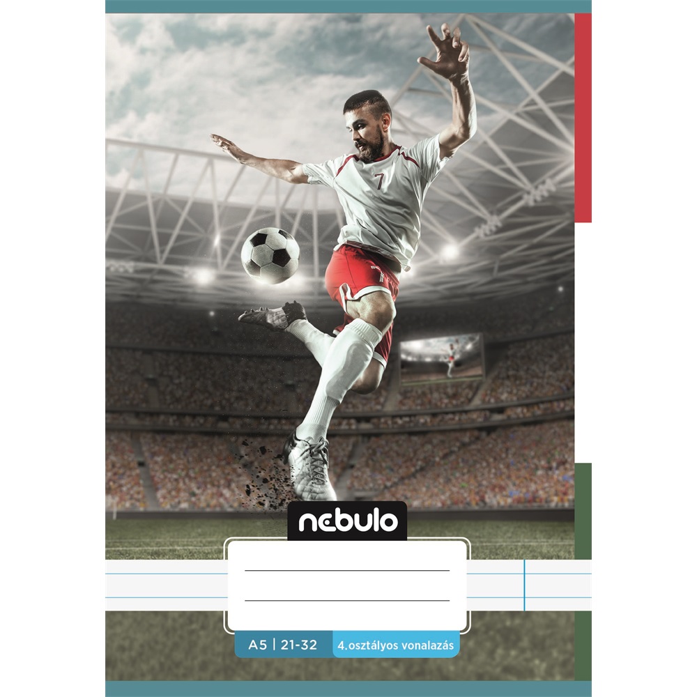 Füzet, A5, 4. osztályos vonalas, 21-32, Vagány minták, I., 16 db/csomag Nebulo - Image 4