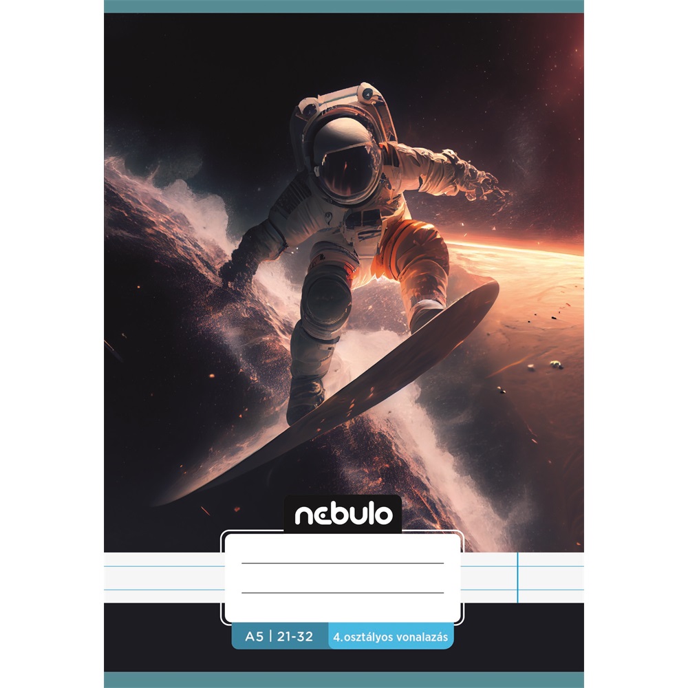 Füzet, A5, 4. osztályos vonalas, 21-32, Vagány minták, I., 16 db/csomag Nebulo - Image 7